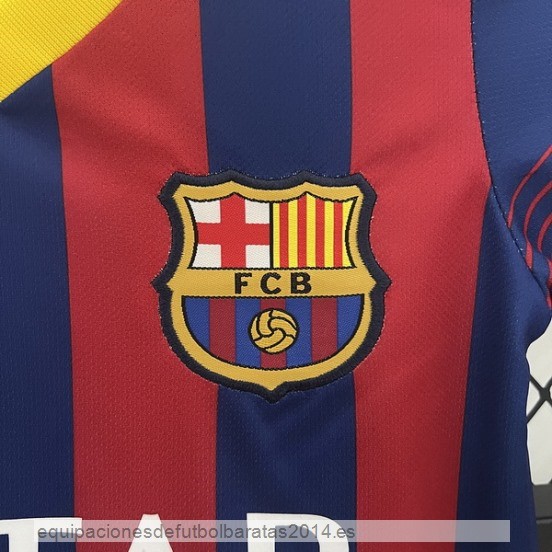 Nuevo 1ª Conjunto De Niños Barcelona Retro 2013 2014 Rojo Azul Baratas